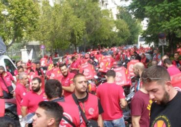 We struggle for the success of the first international strike of the delivery workers