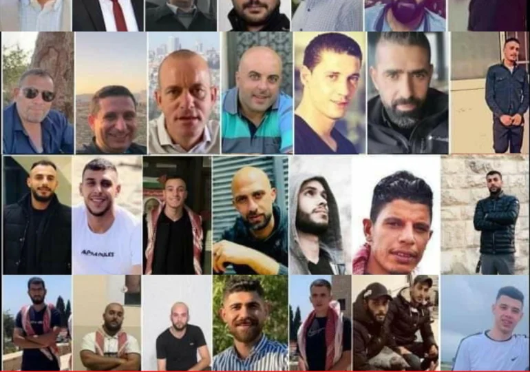 30 Παλαιστίνιοι φυλακισμένοι σε απεργία πείνας