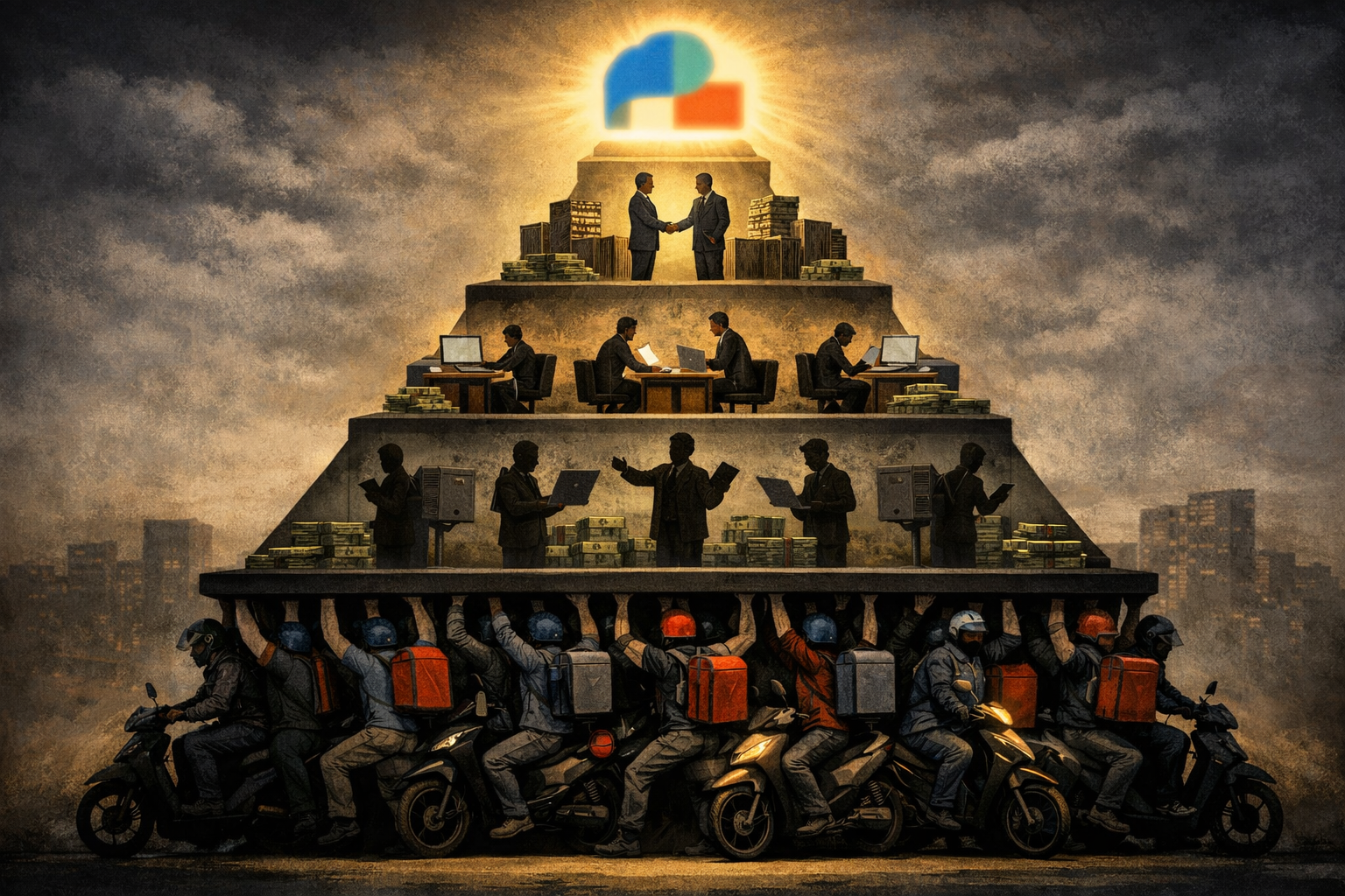 Αντιδράσεις στο καθεστώς των εργολάβων στο ντελίβερι