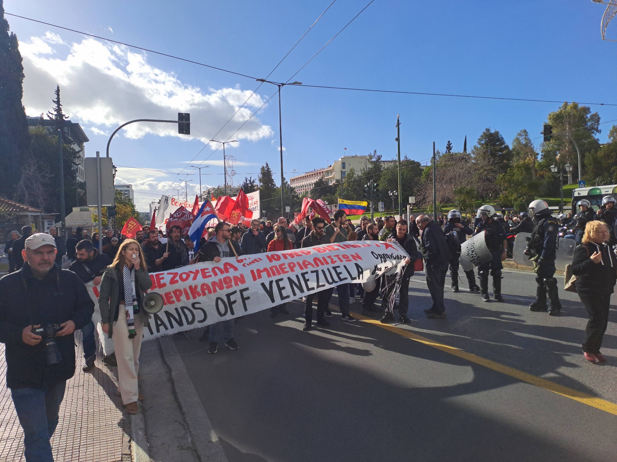 Κάτω τα Χέρια απ’ τη Βενεζουέλα! Νέα διαδήλωση στην Αθήνα